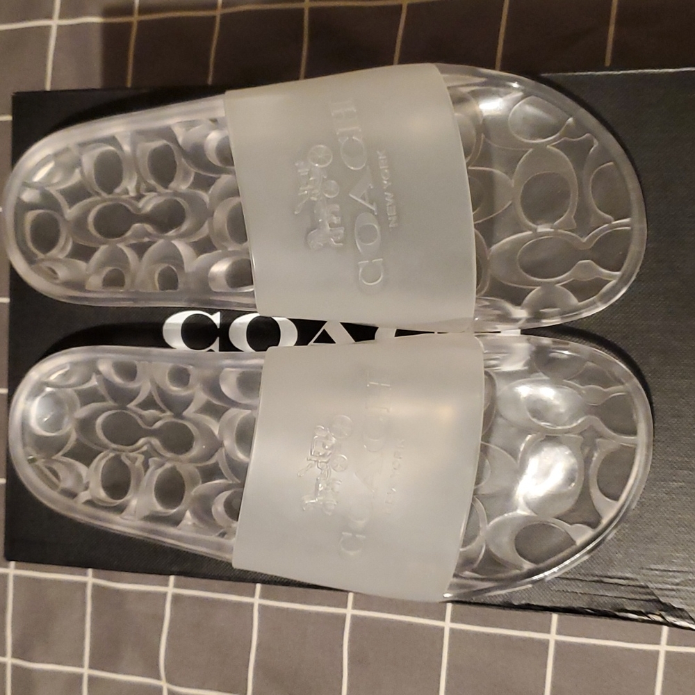Coach Clear Ulyssa Rubber Slide